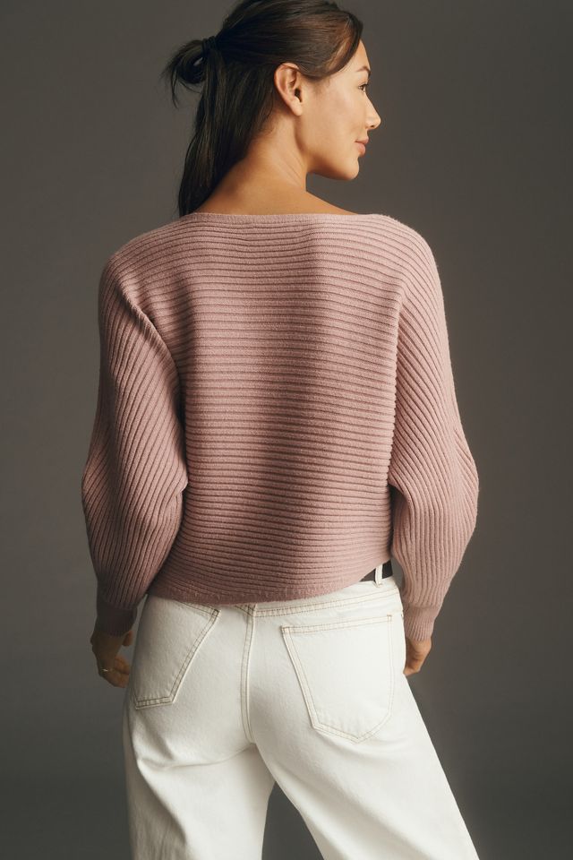 By Anthropologie Asymmetrical Cropped Pullover Sweater #2