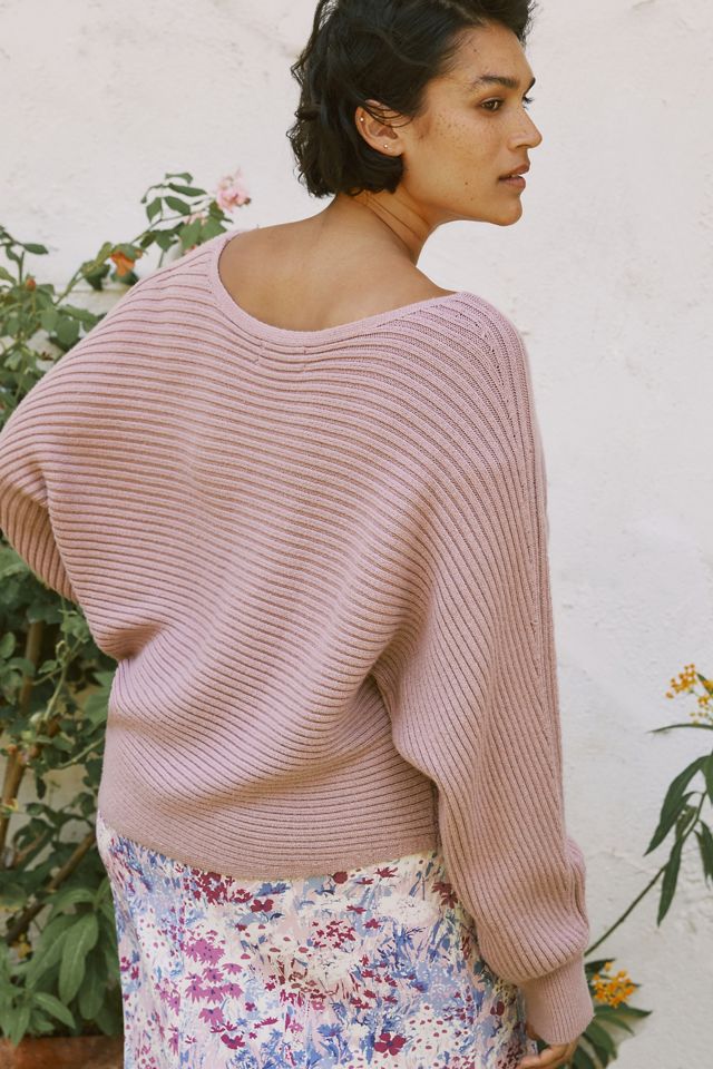 By Anthropologie Asymmetrical Cropped Pullover Sweater #6