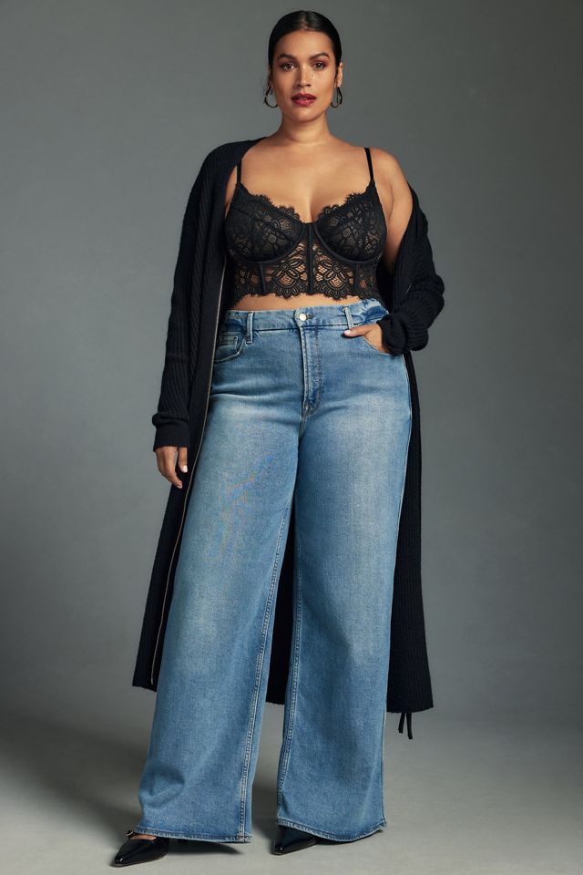 Pilcro Faux Leather-Trimmed Duster Cardigan Sweater #4