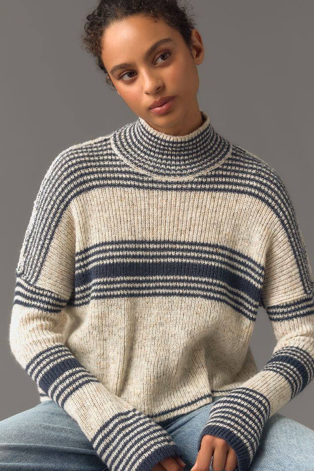 By Anthropologie Textured on sale Turtleneck Sweater