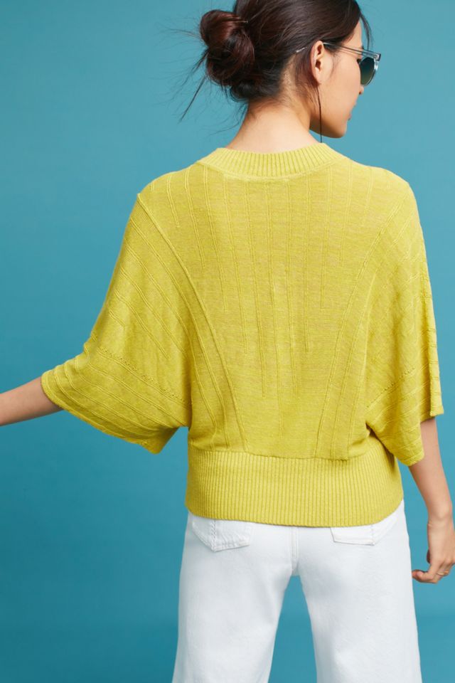 Haut en maille Esti, vert citron #3