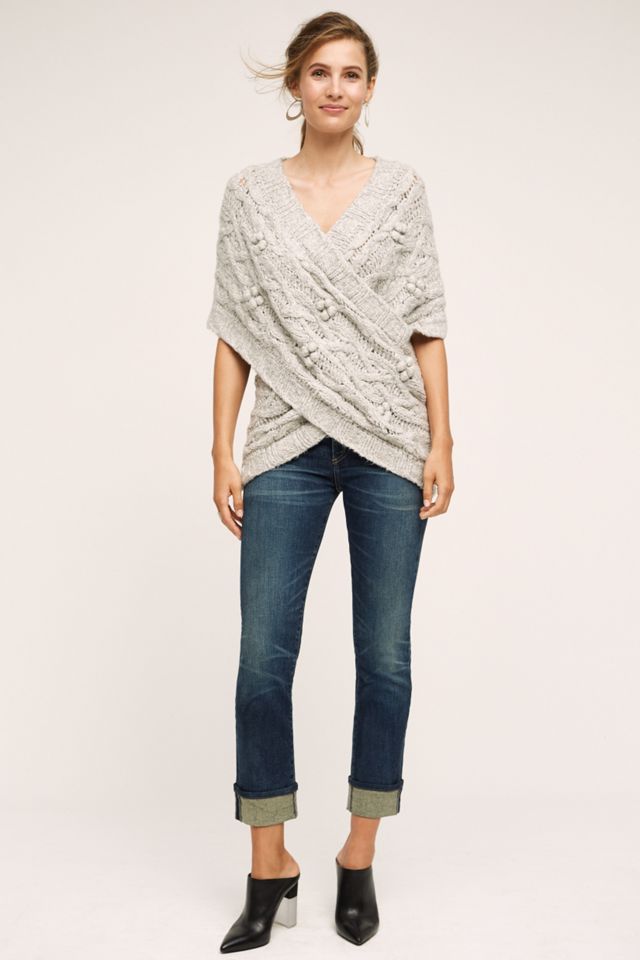 Cabled Crossover Wrap #3