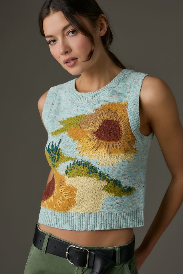 Pilcro Crew-Neck Sweater Vest #1