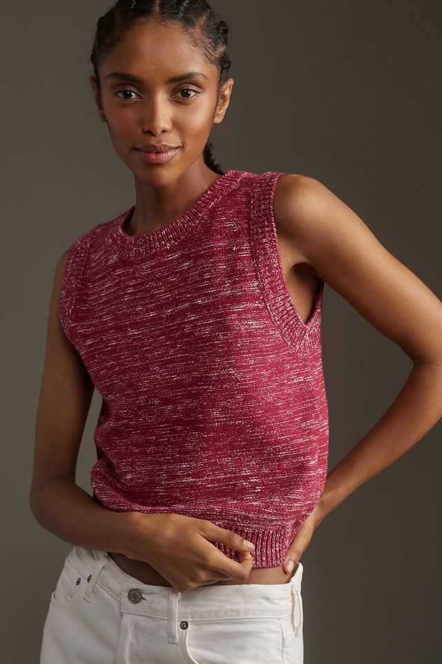 Pilcro Crew-Neck Sweater Vest #1