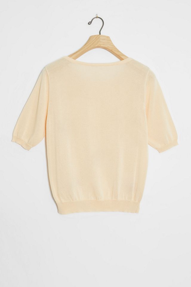 Beach Day Embroidered Sweater Tee #1
