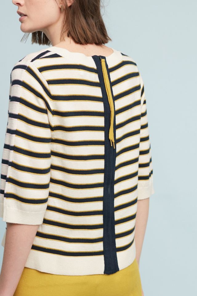 Zipped Stripes Pullover #3