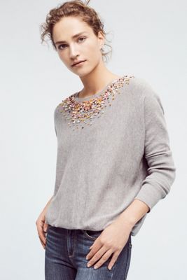 Knotted Confetti Pullover