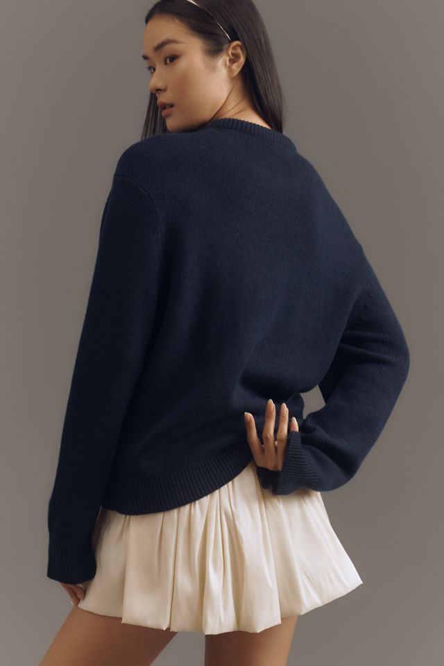 KULE Cashmere & Wool New York Pullover Crew-Neck Sweater #1