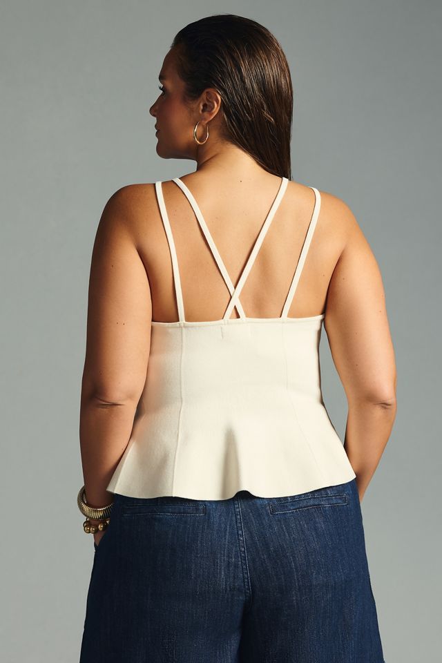 Maeve Bustier Peplum Tank #7