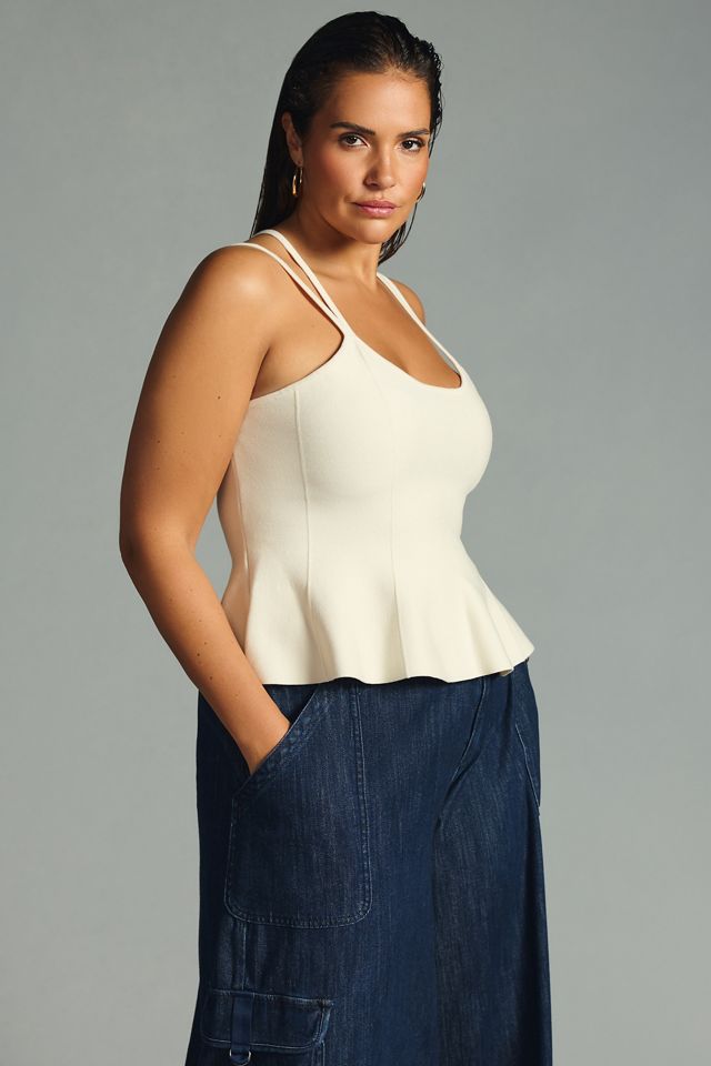 Maeve Bustier Peplum Tank #9