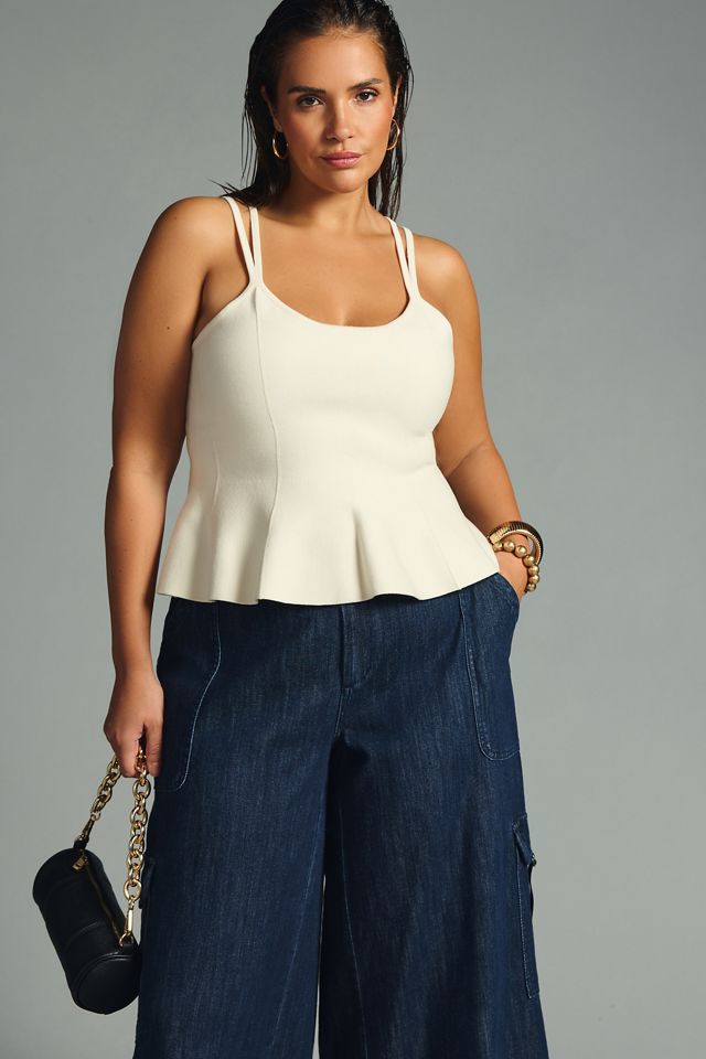 Maeve Bustier Peplum Tank #5