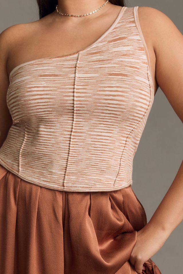 By Anthropologie One-Shoulder Sweater Top #6