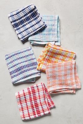 Plaid Dishcloth Set