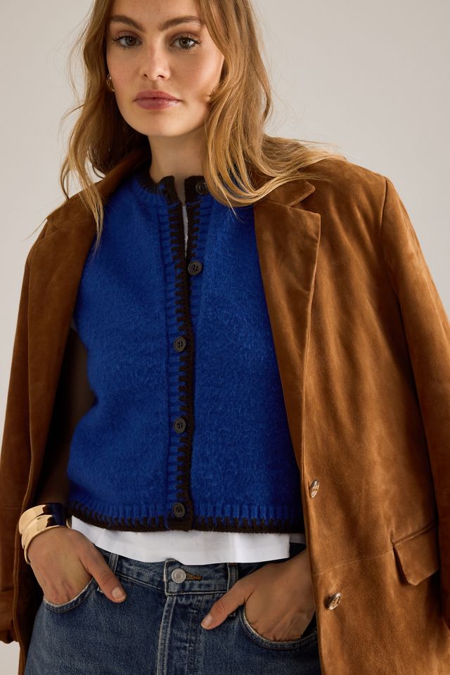 Maeve Blanket Stitch Knitted Vest #4