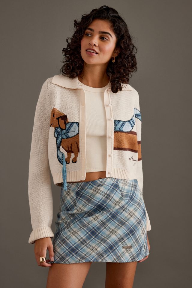 House of Sunny Spaziergang im Park Bestickte Strickjacke #2