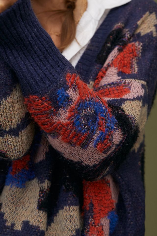 Maeve V-Neck Floral Sweater #2