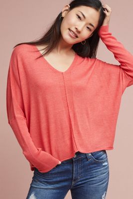 V-Neck Dolman Pullover