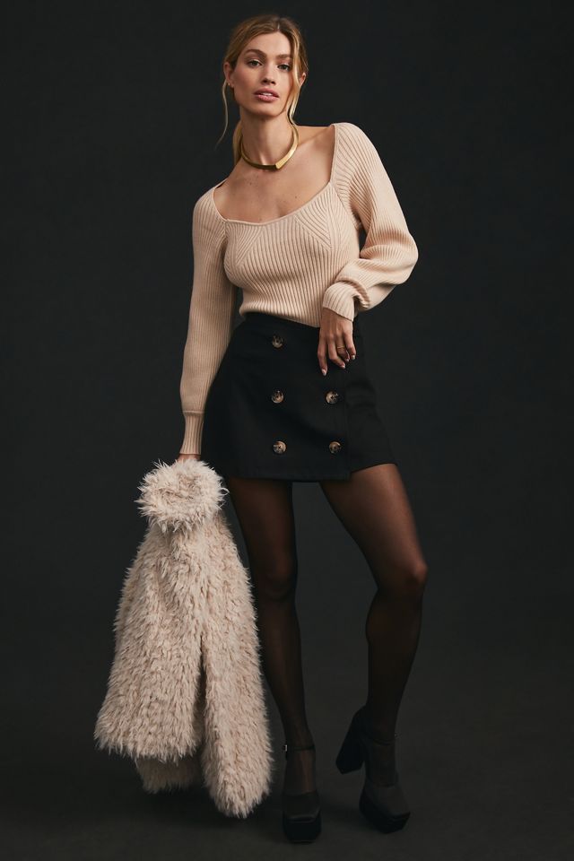 Endless Rose Structured Ribbed Sweater #2