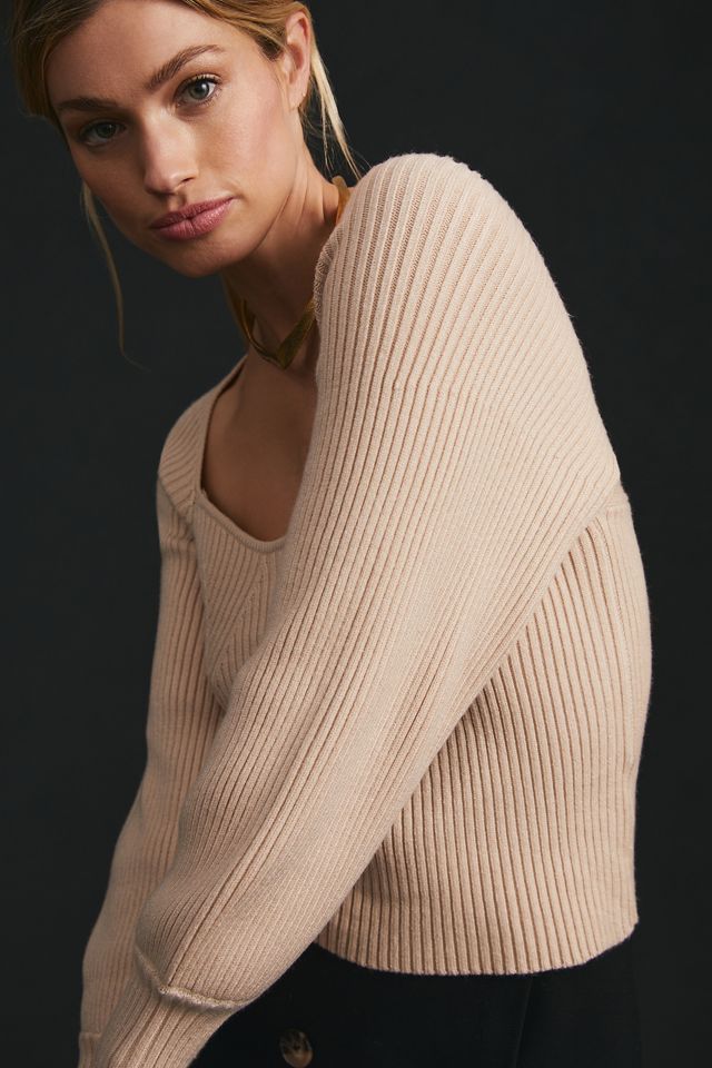 Endless Rose Structured Ribbed Sweater #3