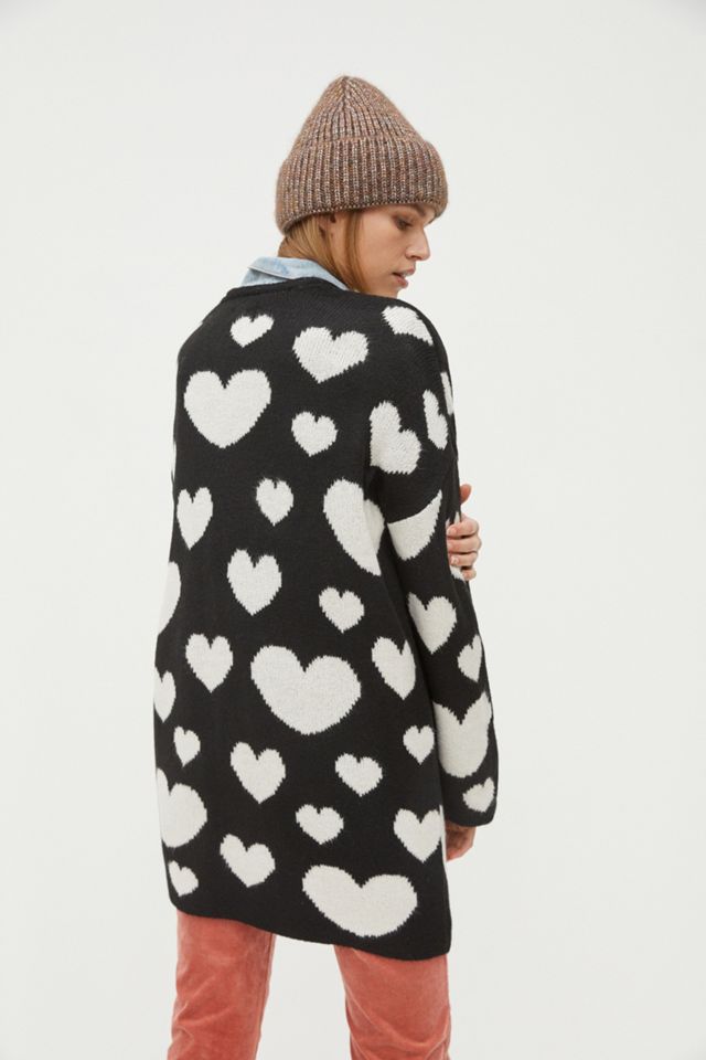 Maeve Halley Hearts Cardigan | Anthropologie display picture 3