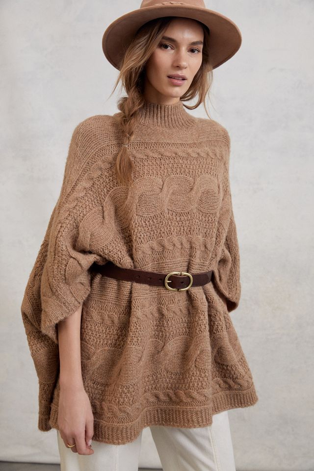 Anthropologie hot sale poncho sweater