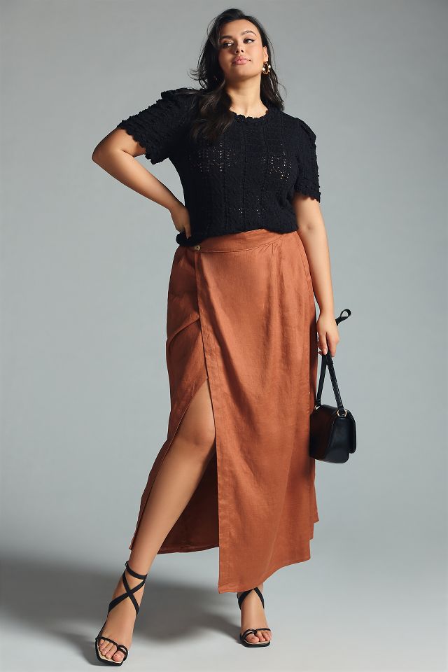 By Anthropologie Pointelle Sweater Tee #7