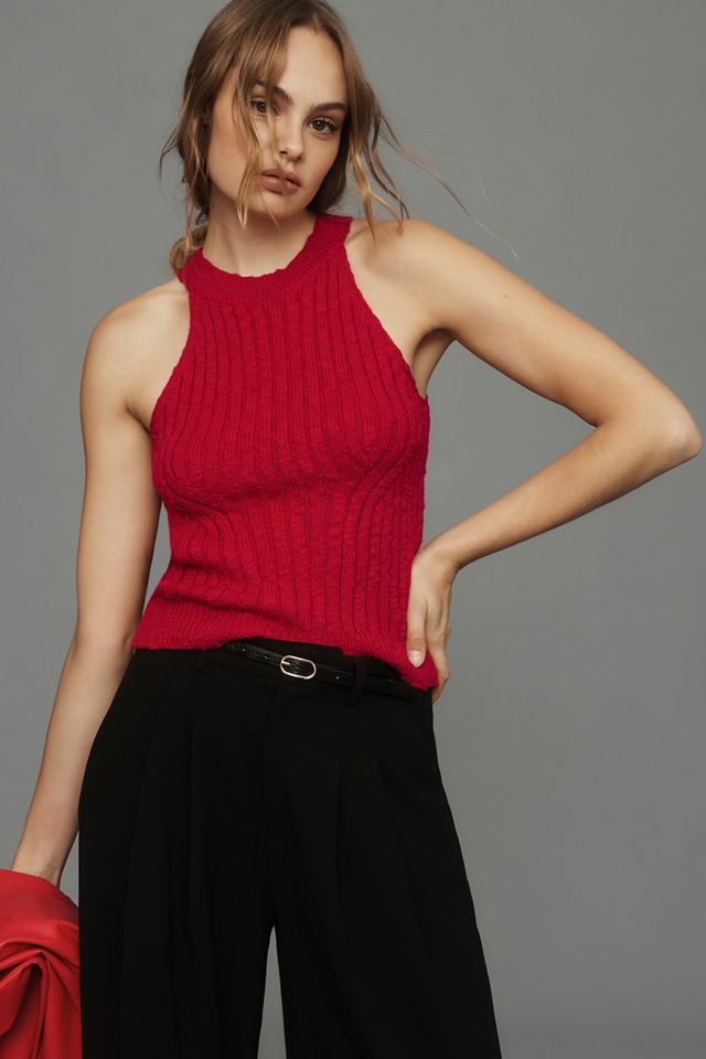 By Anthropologie Mock-Neck Sweater Tank #3