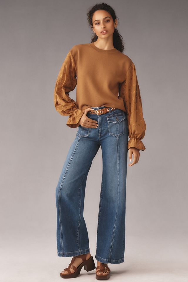 By Anthropologie Puff-Sleeve Sweater #2