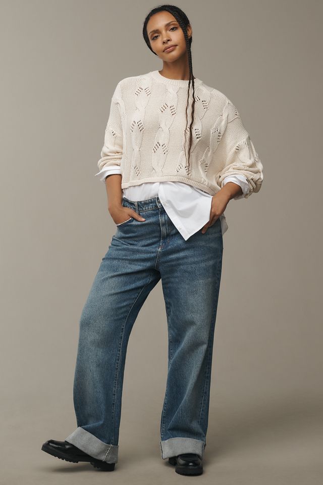 Pilcro Cable Twofer Sweater #4