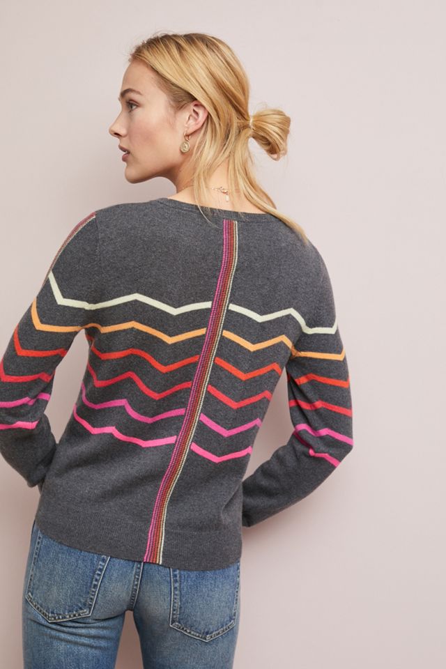 Rainbow Chevron Sweater #1