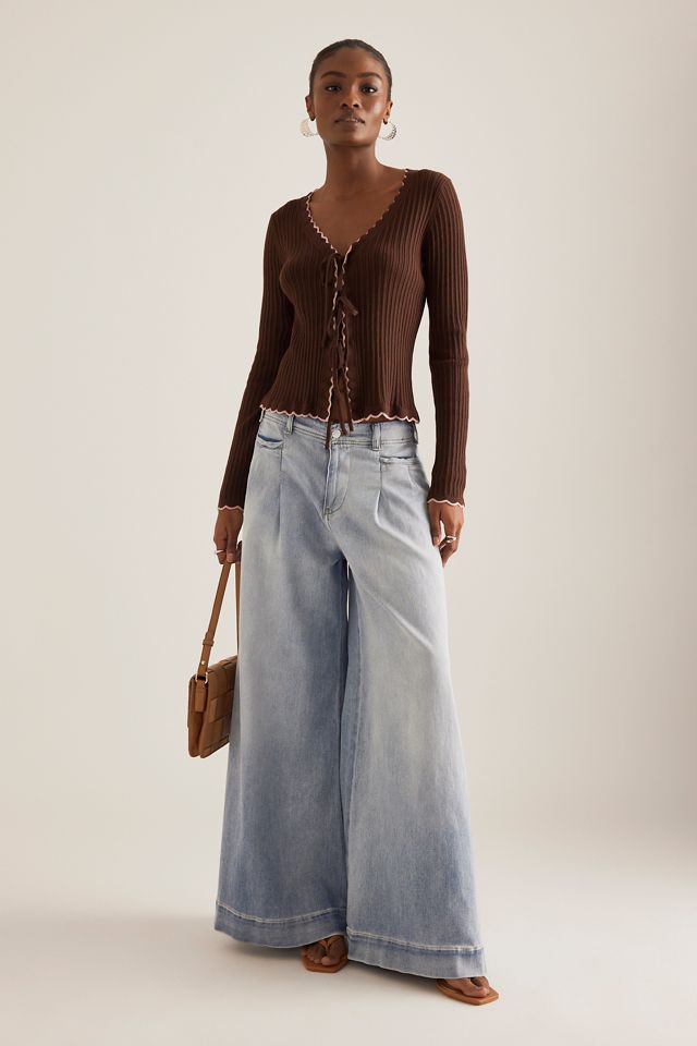 Cardigan Maeve Sofia con Scollo a V e Laccetti #2