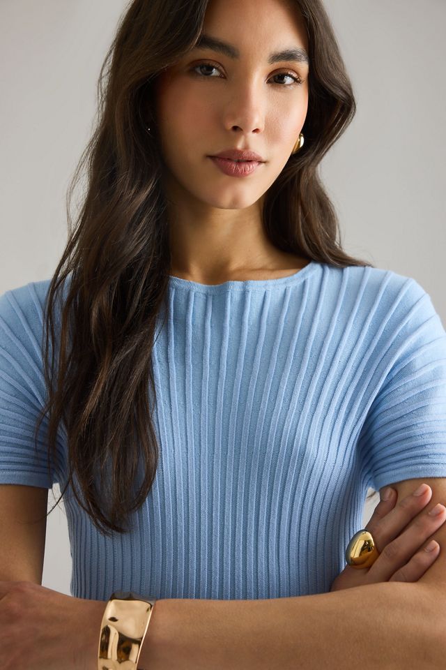By Anthropologie Top con Vita a Costine #4