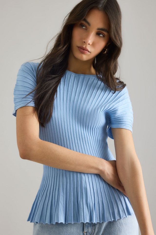 By Anthropologie Top con Vita a Costine #5
