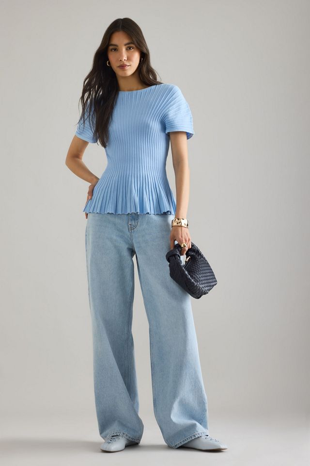 By Anthropologie Top con Vita a Costine #2