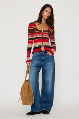 By Anthropologie Emily Slim Ribbed Cardigan