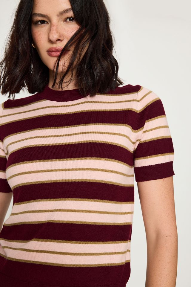 By Anthropologie Georgie Kurzärmeliges Stricktop #2