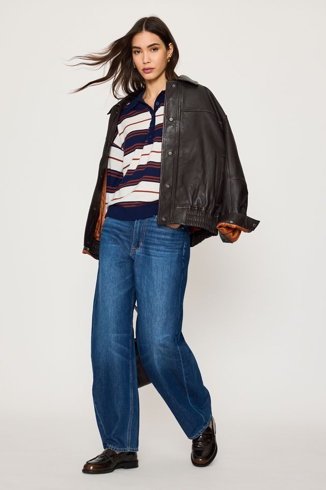 By Anthropologie Gestreiftes Woll-Poloshirt #1