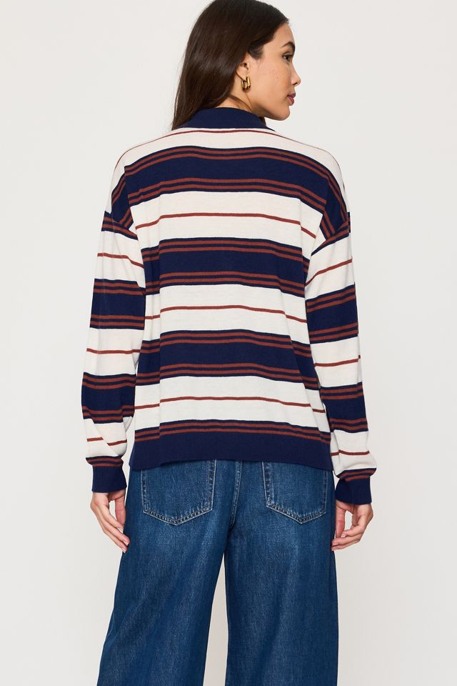 By Anthropologie Gestreiftes Woll-Poloshirt #5