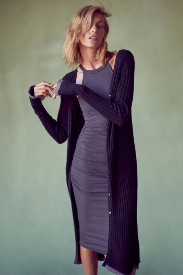 Michael Stars Long Ribbed Cardigan #4