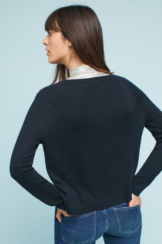 Floral Applique Cardigan #3