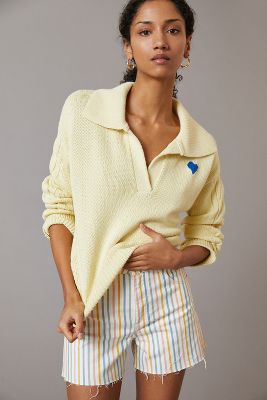 Kerri Rosenthal Sydney Polo Sweater | Anthropologie