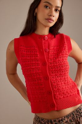 DAMSON MADDER DAMSON MADDER AGGIE KNIT VEST 