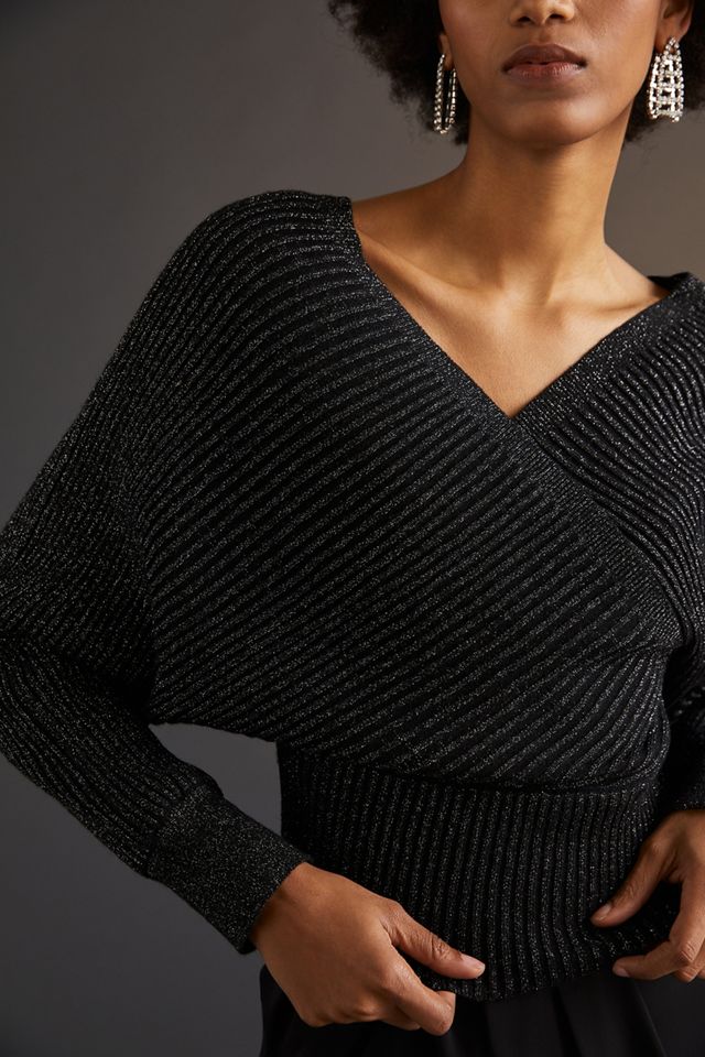 Shimmer Surplice Pullover #1