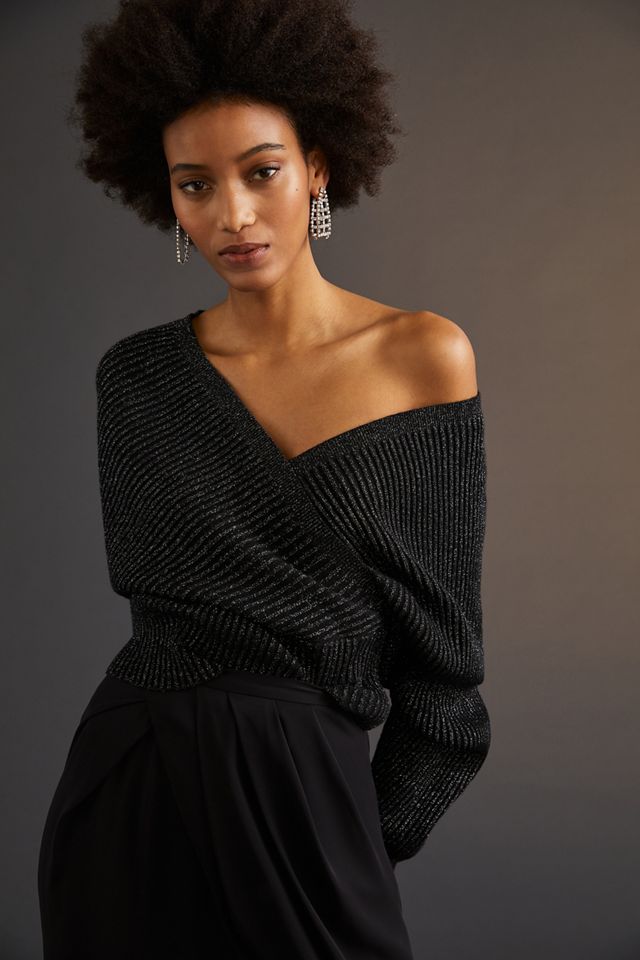 Shimmer Surplice Pullover #3