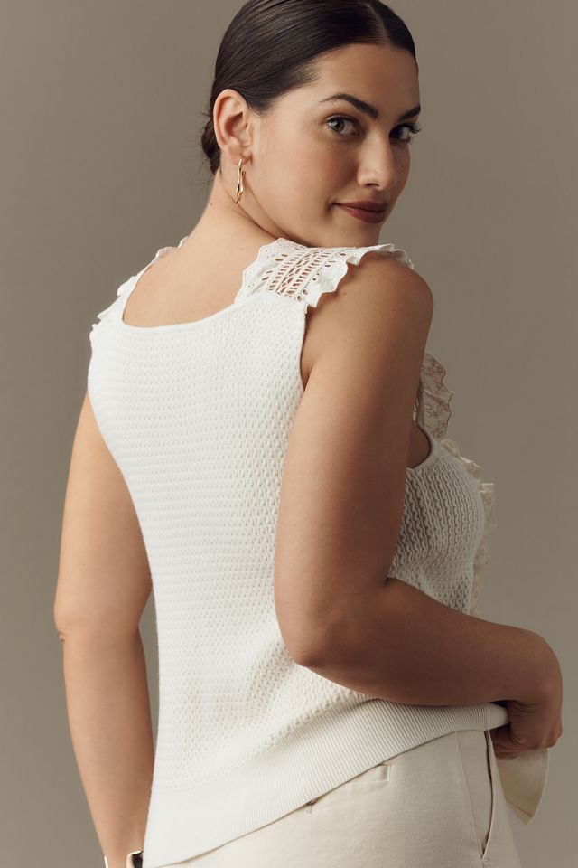 Pilcro Crafted Bib Sweater Tank #4