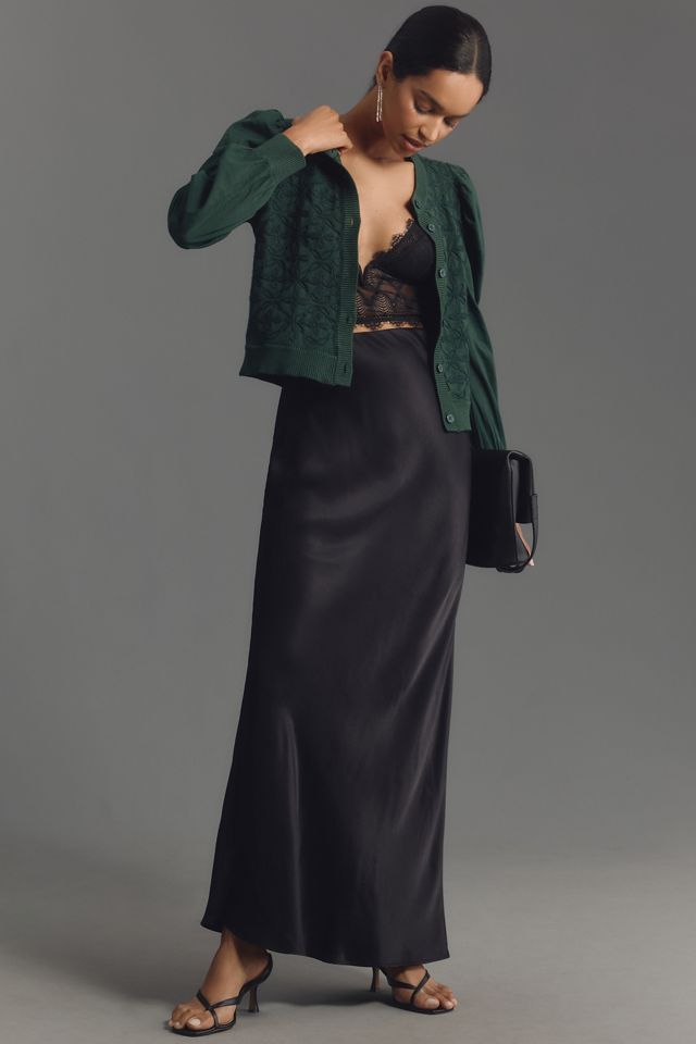 By Anthropologie Mixed Media Cardigan Sweater #3