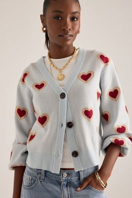 Never Fully Dressed Heart Cardigan
