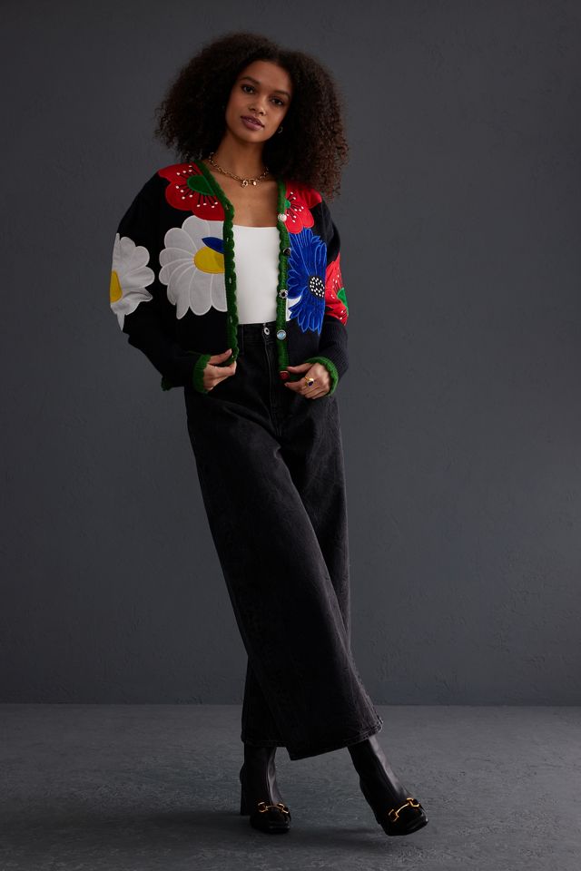 Embroidered Bloom Cardigan #5