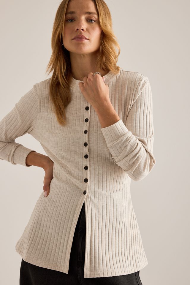 ALIGNE Daphne Rib Cardigan #1