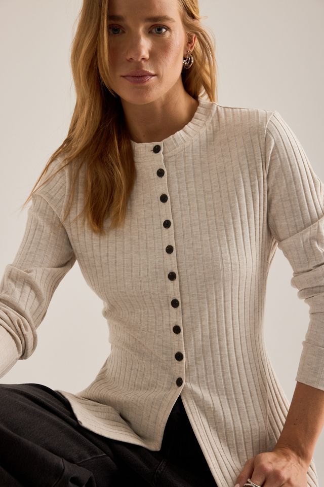 ALIGNE Daphne Rib Cardigan #2